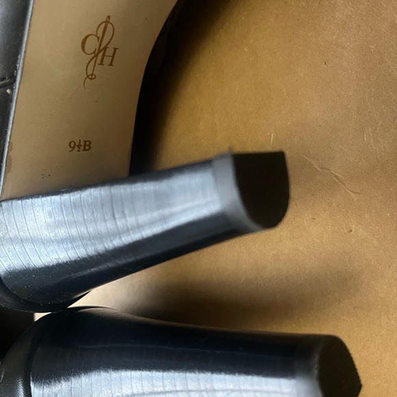 NWB Cole Haan Nike Air Technology Courtney Tall II Leather Boots Black Size 9.5 - Picture 5 of 11